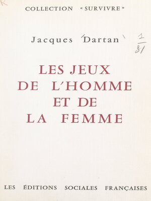 cover image of Les jeux de l'homme et de la femme
